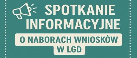 Zaproszenie na spotkanie informacyjne